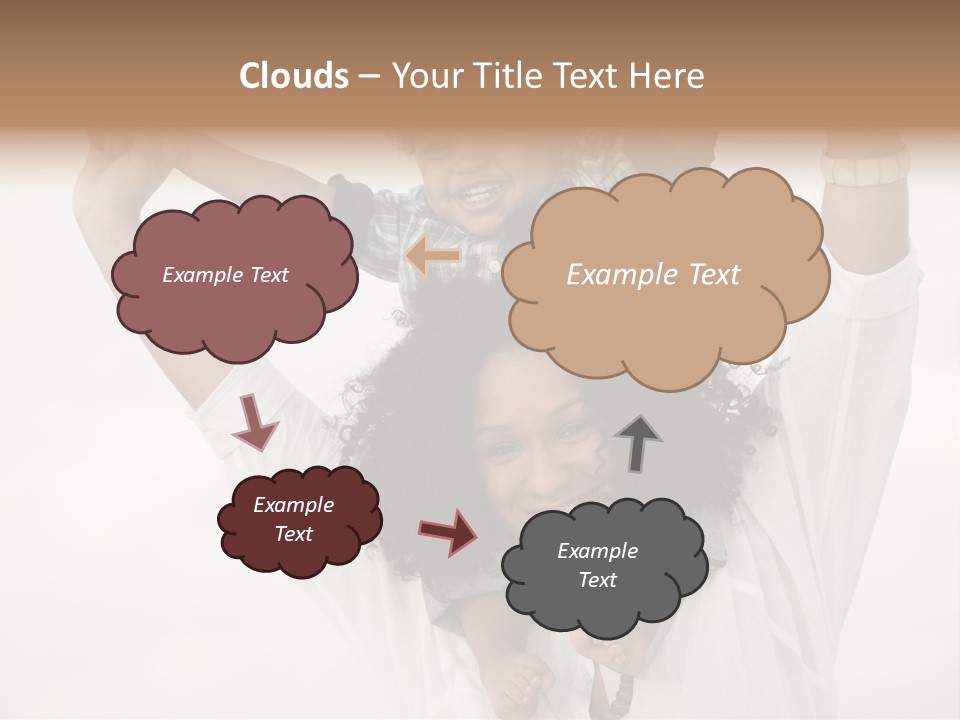 Black Relationship Person PowerPoint Template