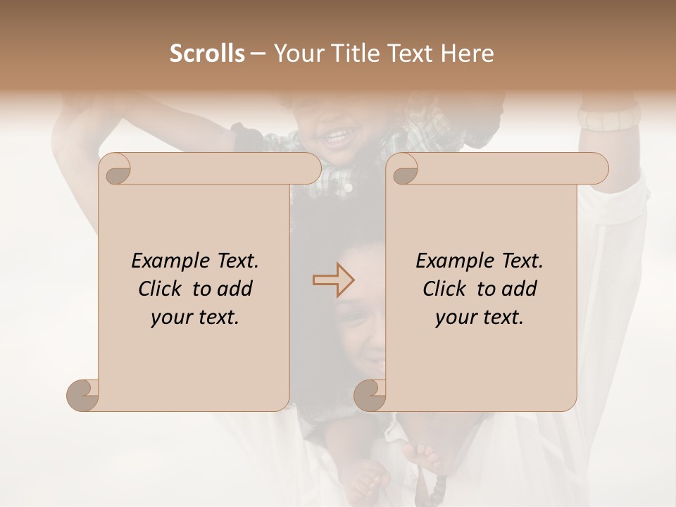 Black Relationship Person PowerPoint Template