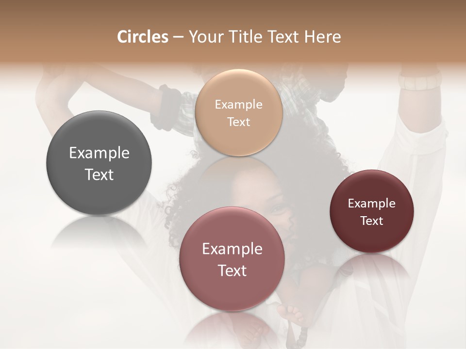 Black Relationship Person PowerPoint Template