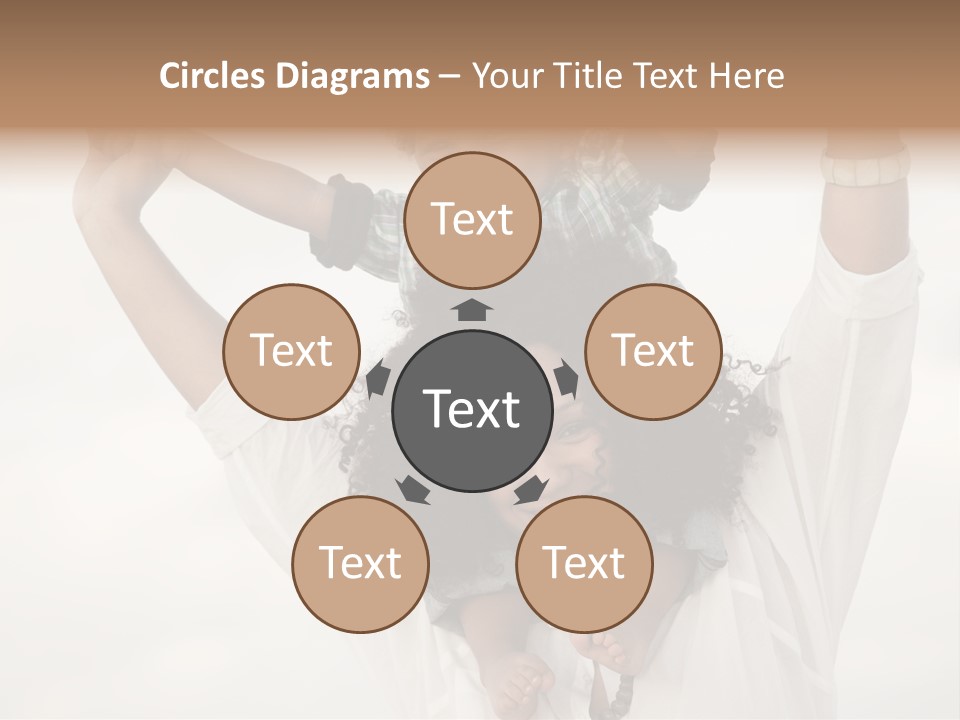 Black Relationship Person PowerPoint Template