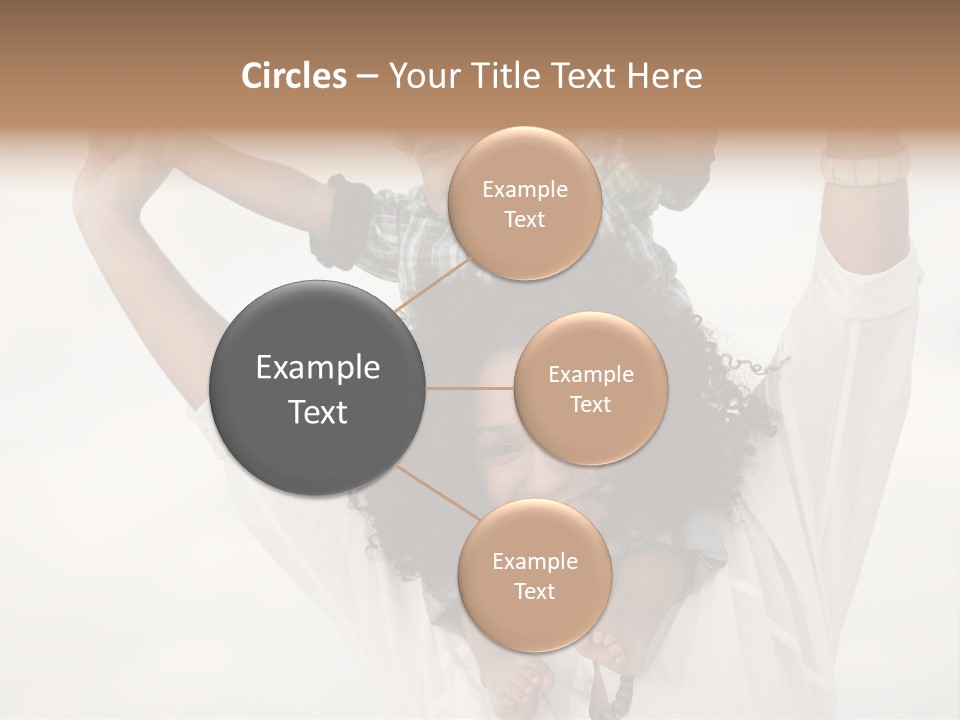 Black Relationship Person PowerPoint Template