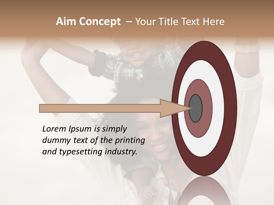 Black Relationship Person PowerPoint Template