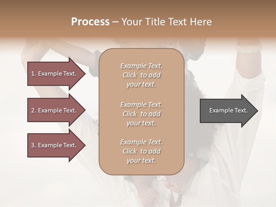 Black Relationship Person PowerPoint Template