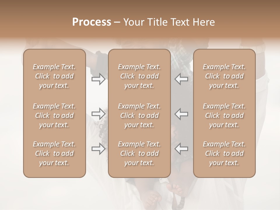 Black Relationship Person PowerPoint Template