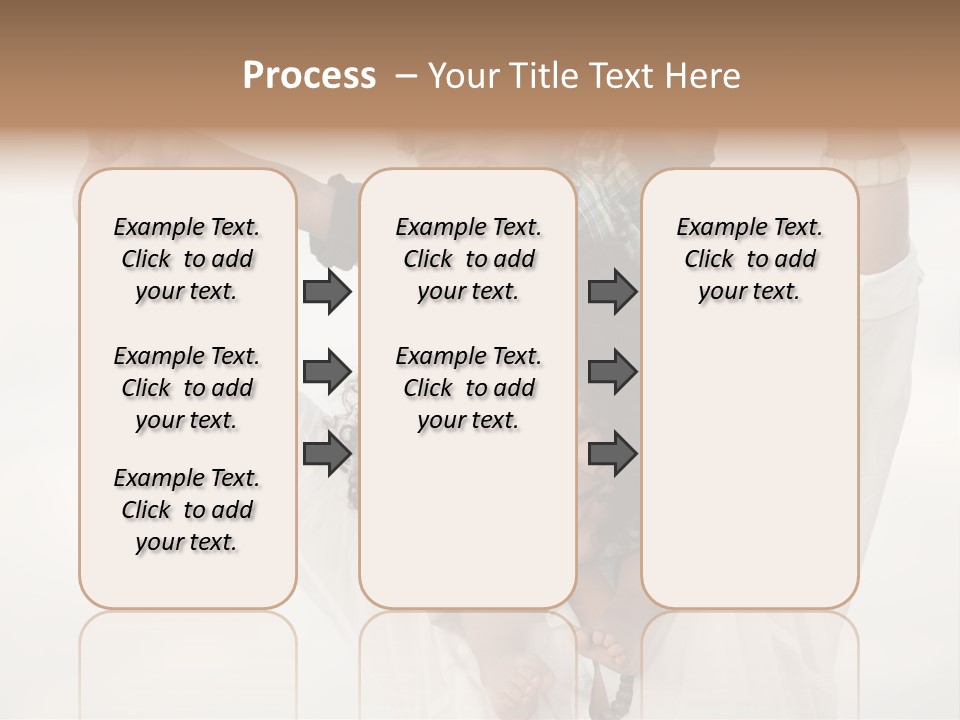 Black Relationship Person PowerPoint Template