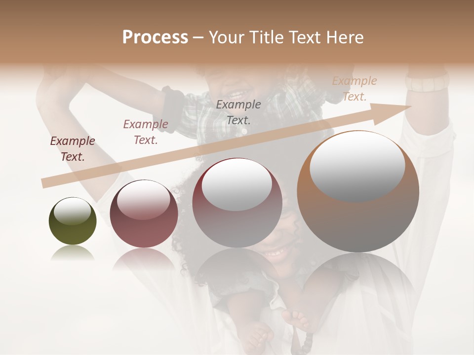 Black Relationship Person PowerPoint Template