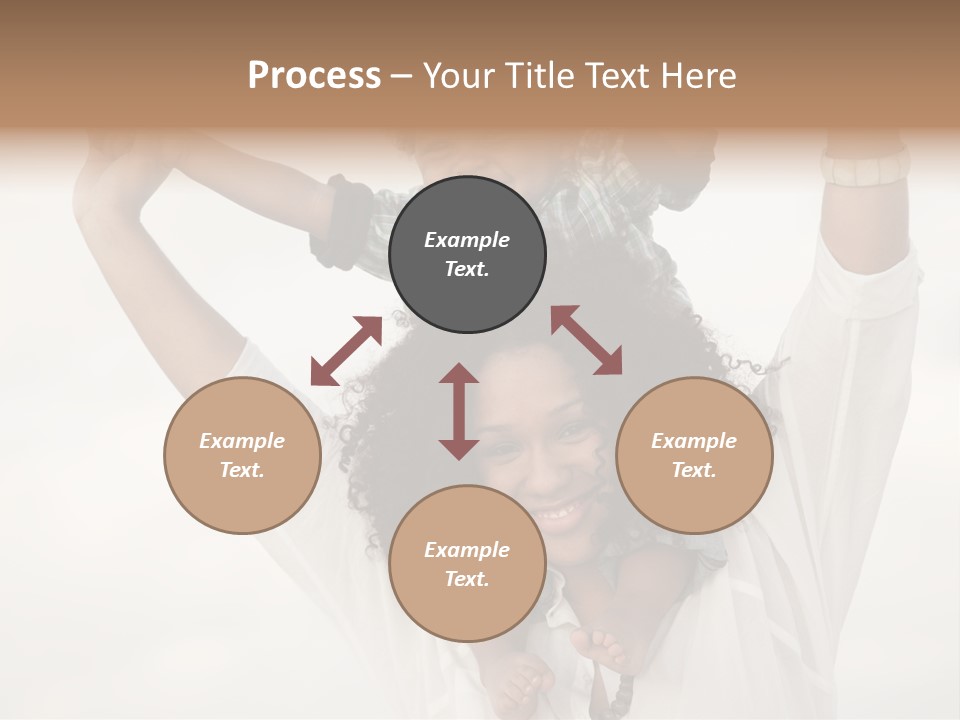 Black Relationship Person PowerPoint Template