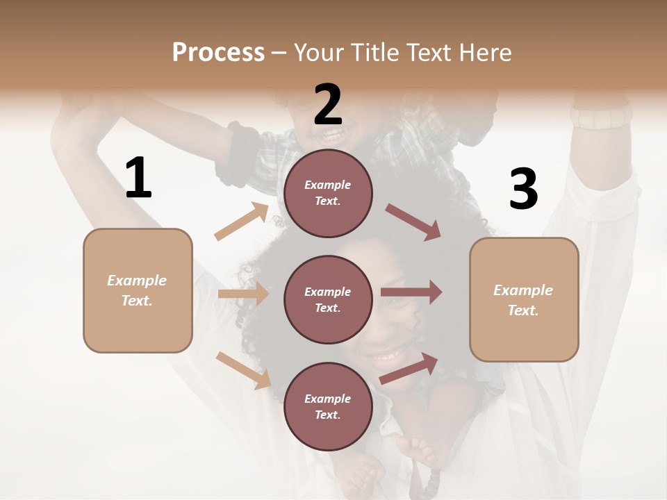 Black Relationship Person PowerPoint Template