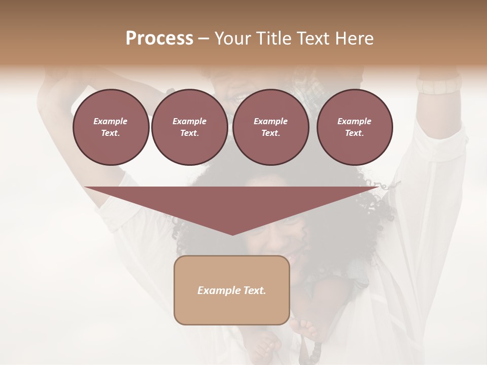 Black Relationship Person PowerPoint Template