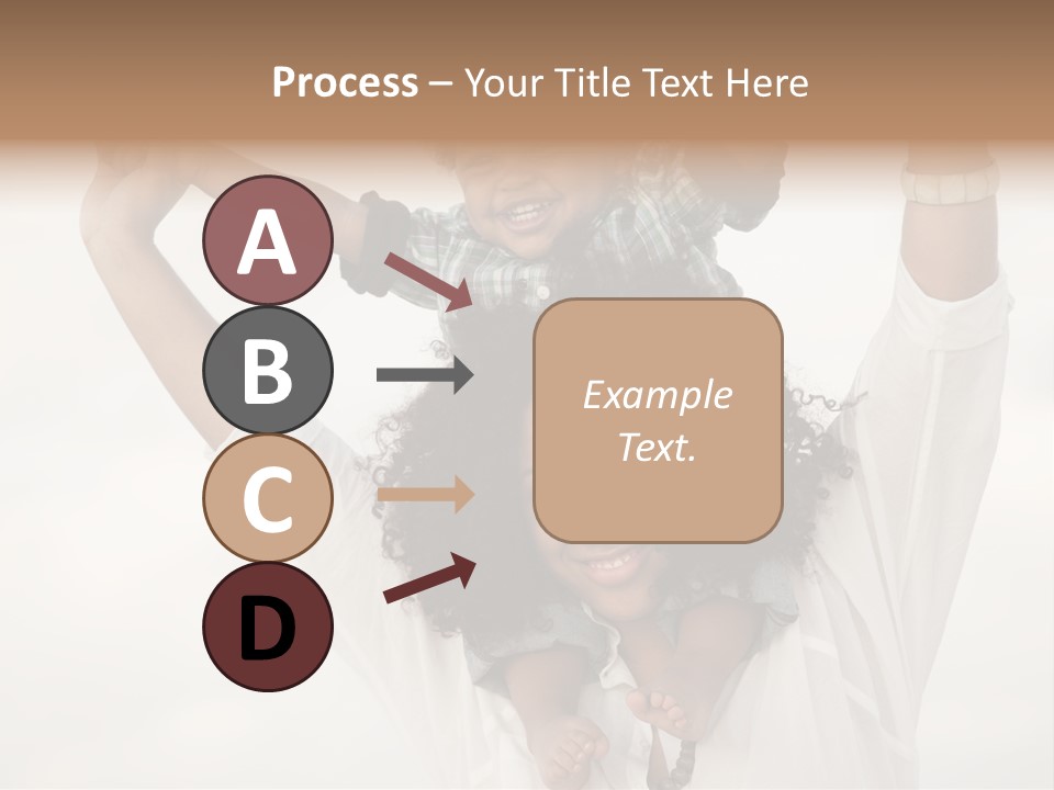 Black Relationship Person PowerPoint Template