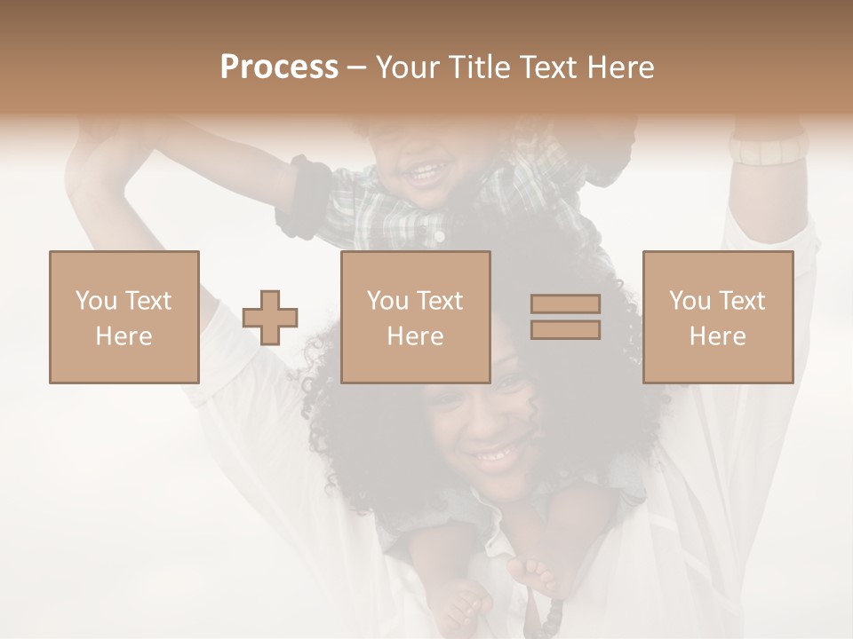 Black Relationship Person PowerPoint Template