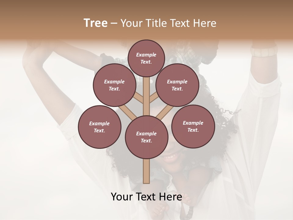 Black Relationship Person PowerPoint Template