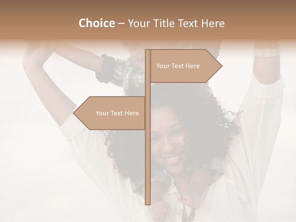 Black Relationship Person PowerPoint Template