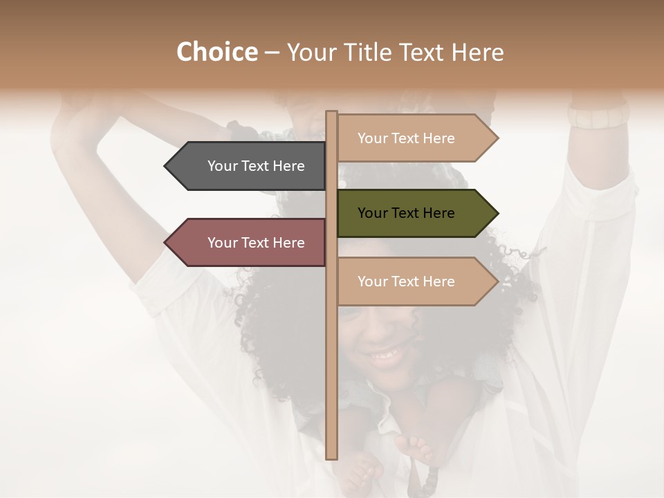 Black Relationship Person PowerPoint Template