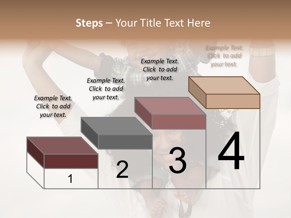 Black Relationship Person PowerPoint Template