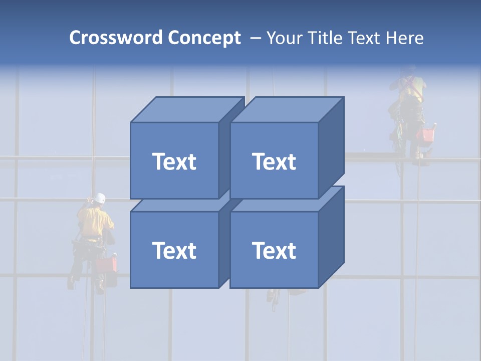 Tower Facade Cleaner PowerPoint Template