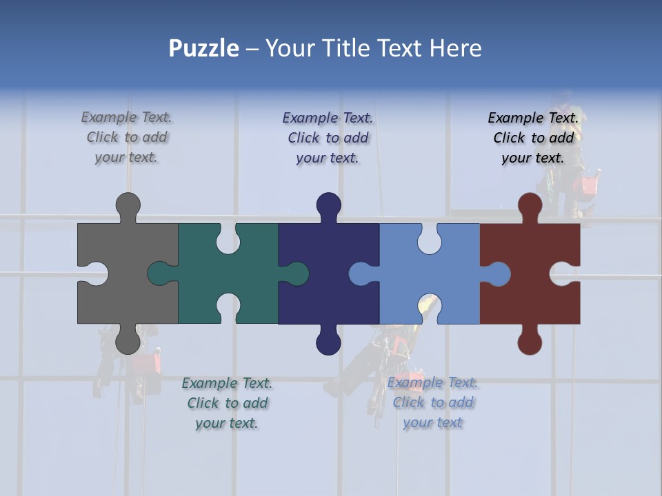 Tower Facade Cleaner PowerPoint Template