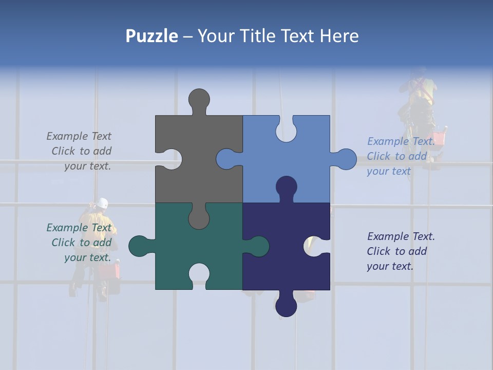 Tower Facade Cleaner PowerPoint Template
