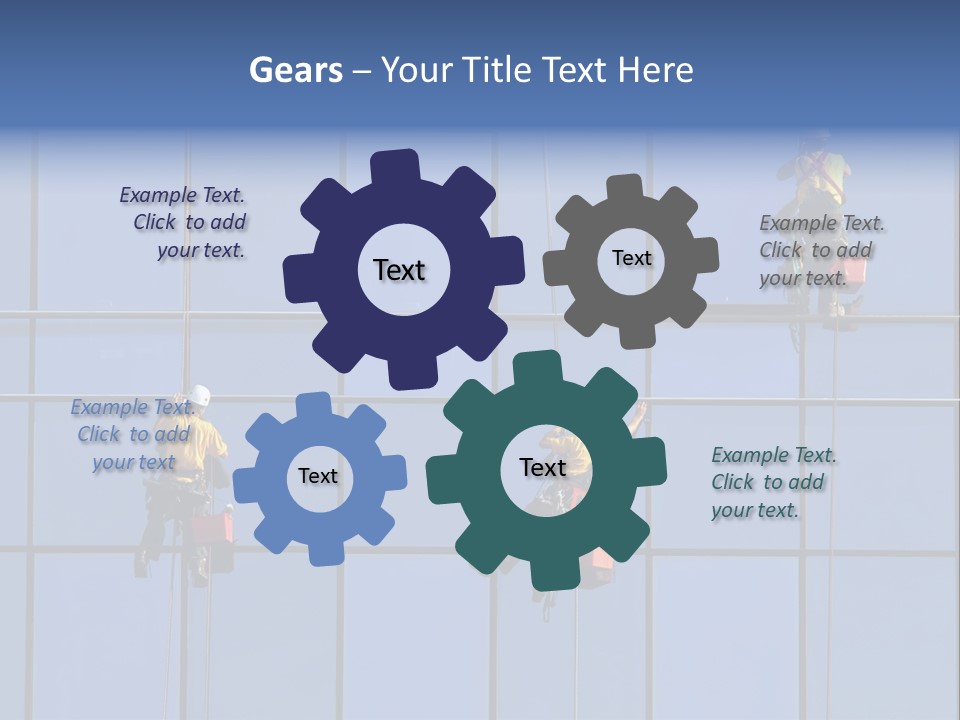 Tower Facade Cleaner PowerPoint Template