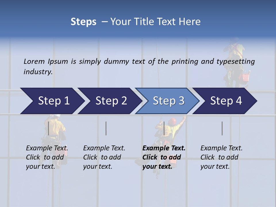 Tower Facade Cleaner PowerPoint Template