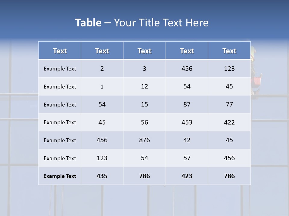 Tower Facade Cleaner PowerPoint Template