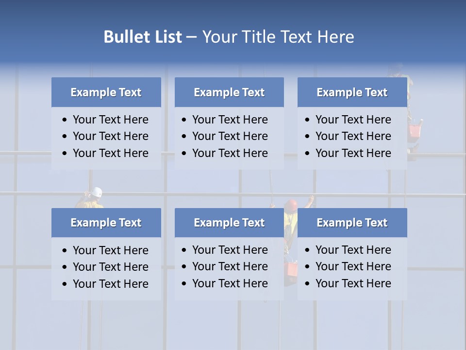 Tower Facade Cleaner PowerPoint Template