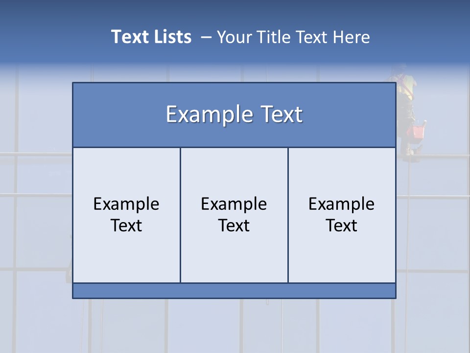 Tower Facade Cleaner PowerPoint Template