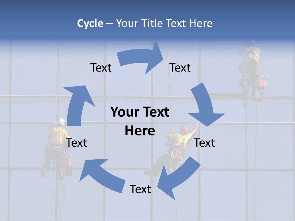 Tower Facade Cleaner PowerPoint Template