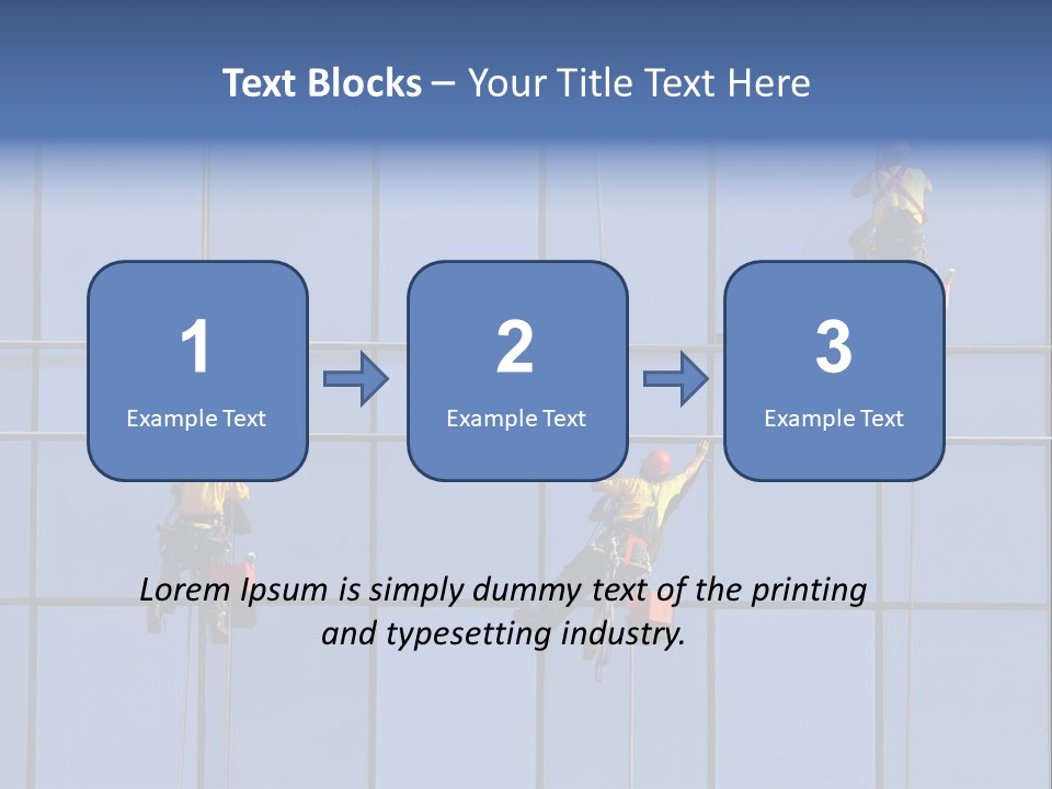 Tower Facade Cleaner PowerPoint Template