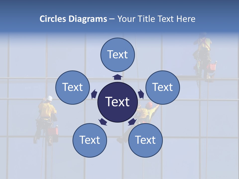 Tower Facade Cleaner PowerPoint Template