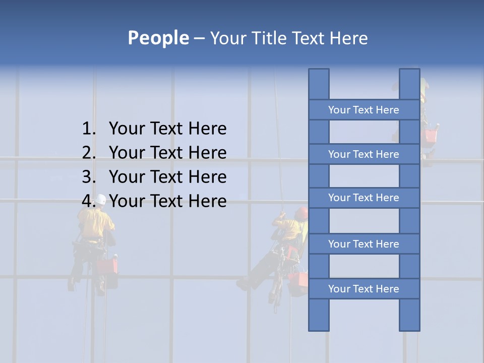 Tower Facade Cleaner PowerPoint Template