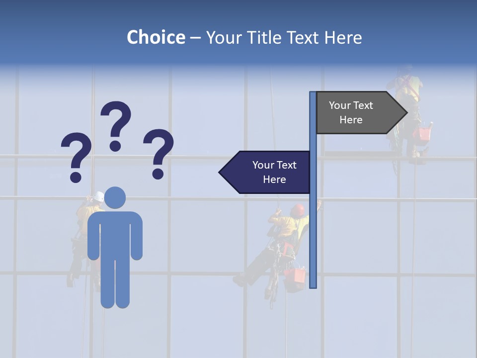 Tower Facade Cleaner PowerPoint Template