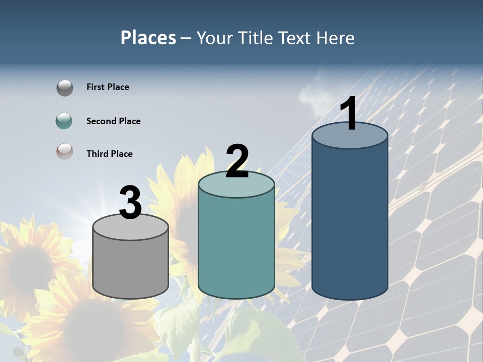 Solar Collector Echnology Electricity PowerPoint Template