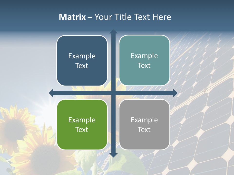Solar Collector Echnology Electricity PowerPoint Template