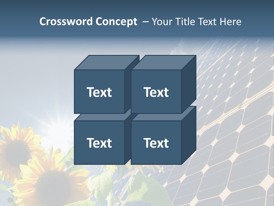 Solar Collector Echnology Electricity PowerPoint Template
