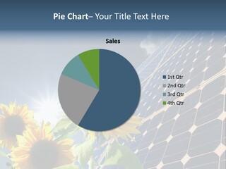 Solar Collector Echnology Electricity PowerPoint Template