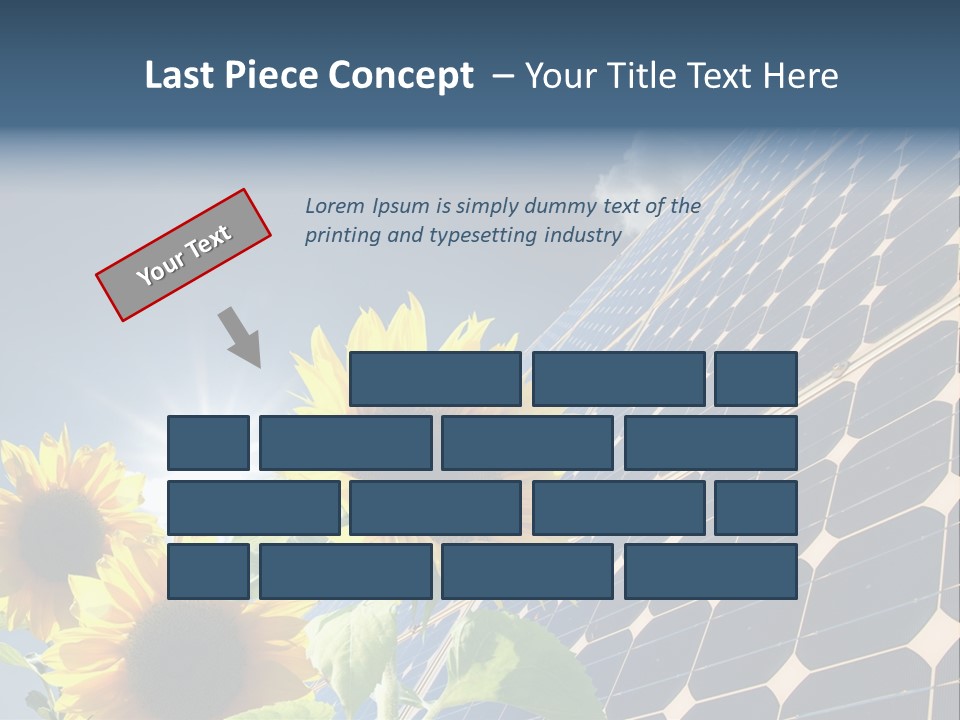 Solar Collector Echnology Electricity PowerPoint Template