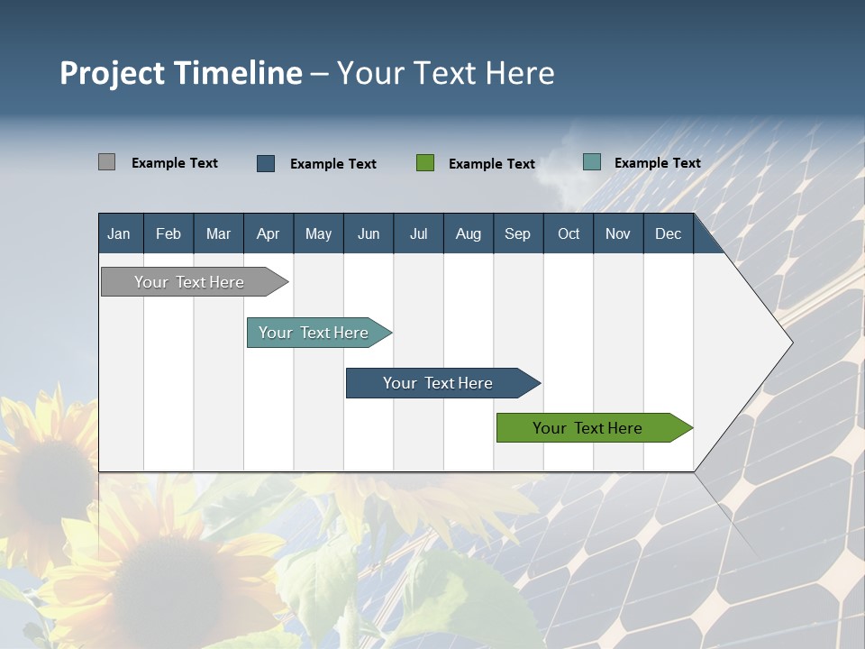 Solar Collector Echnology Electricity PowerPoint Template