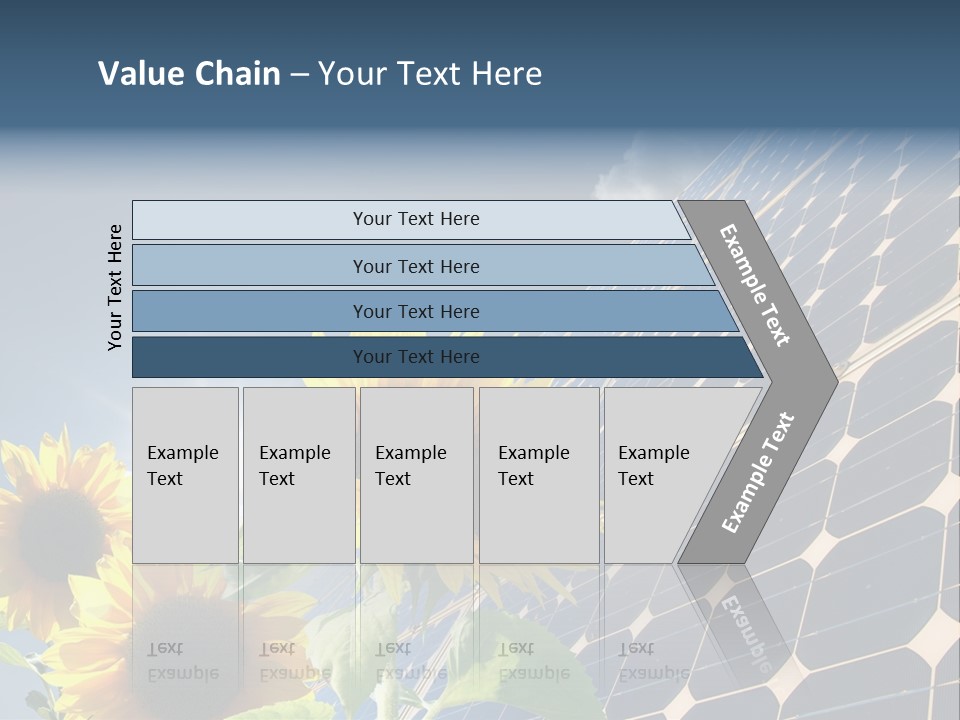 Solar Collector Echnology Electricity PowerPoint Template