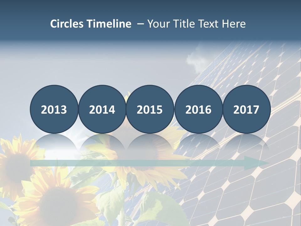 Solar Collector Echnology Electricity PowerPoint Template