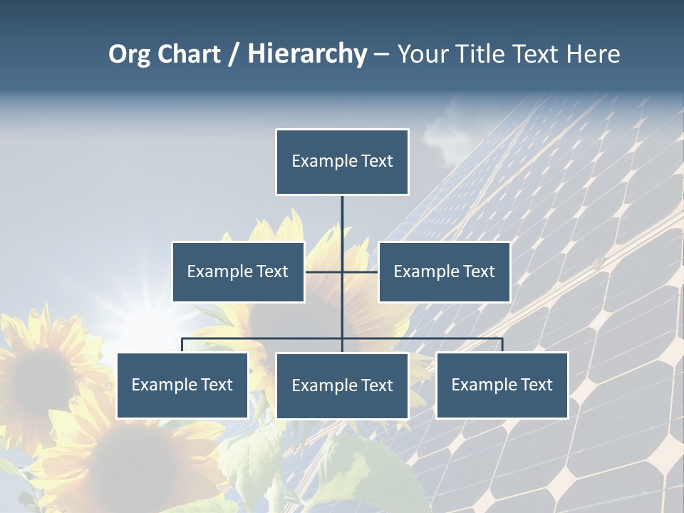 Solar Collector Echnology Electricity PowerPoint Template
