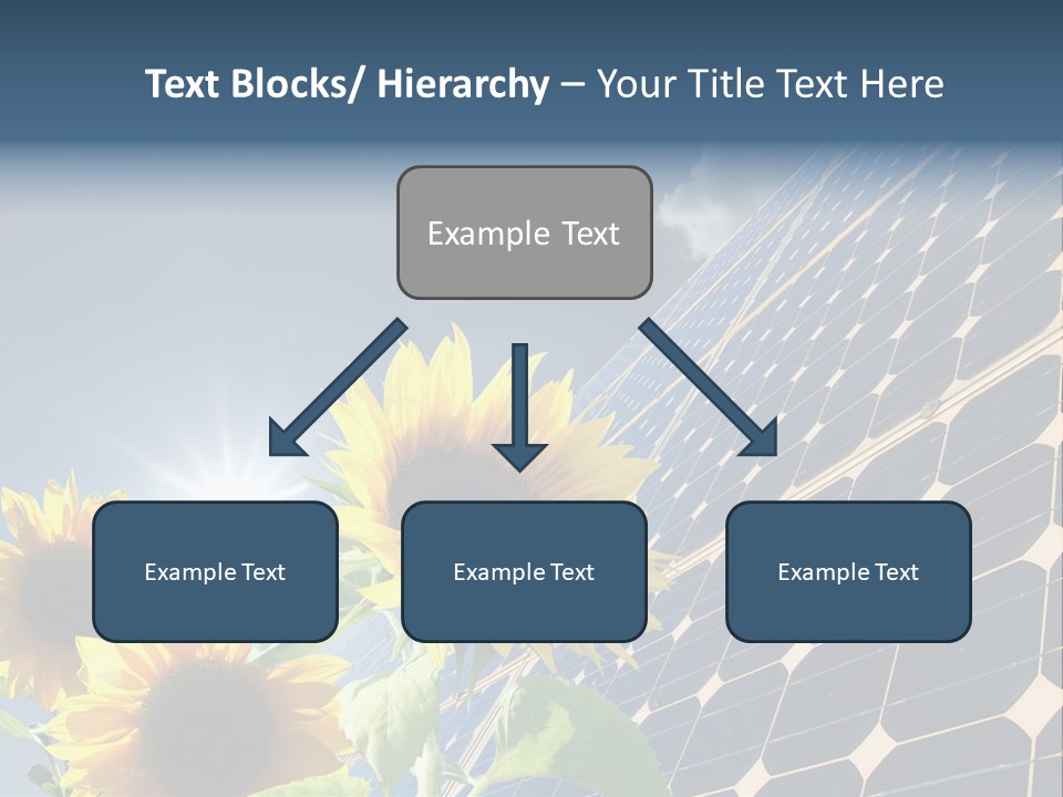 Solar Collector Echnology Electricity PowerPoint Template