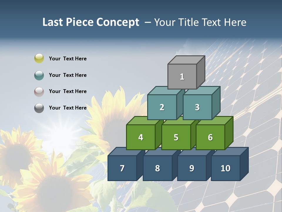 Solar Collector Echnology Electricity PowerPoint Template