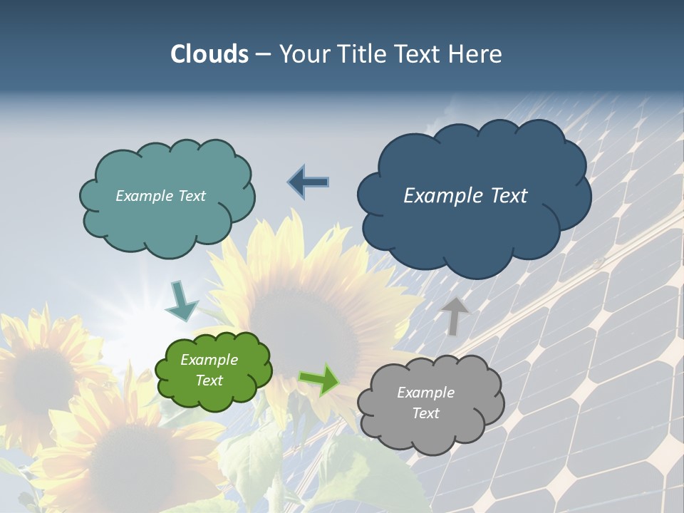 Solar Collector Echnology Electricity PowerPoint Template