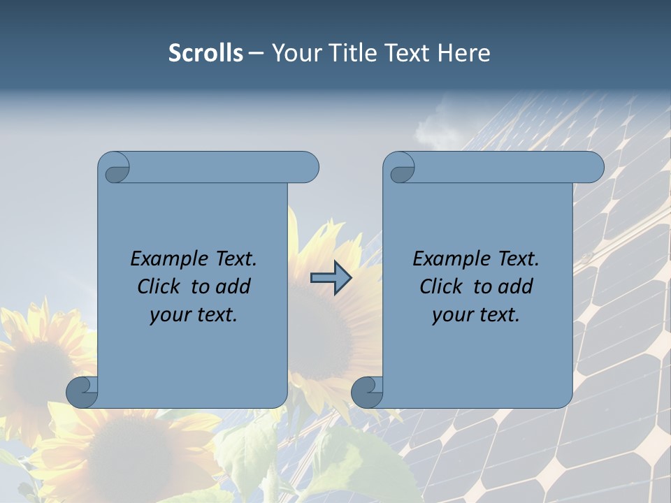 Solar Collector Echnology Electricity PowerPoint Template