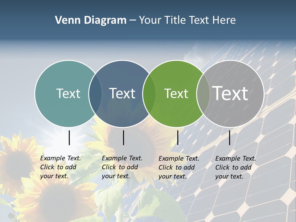 Solar Collector Echnology Electricity PowerPoint Template