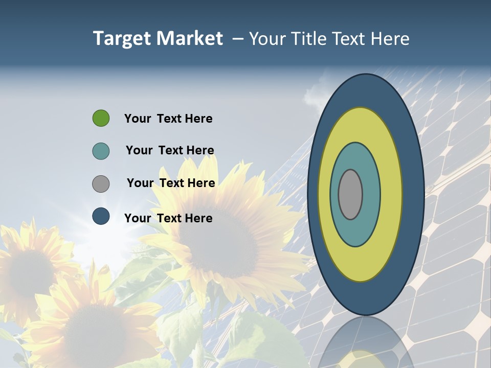 Solar Collector Echnology Electricity PowerPoint Template