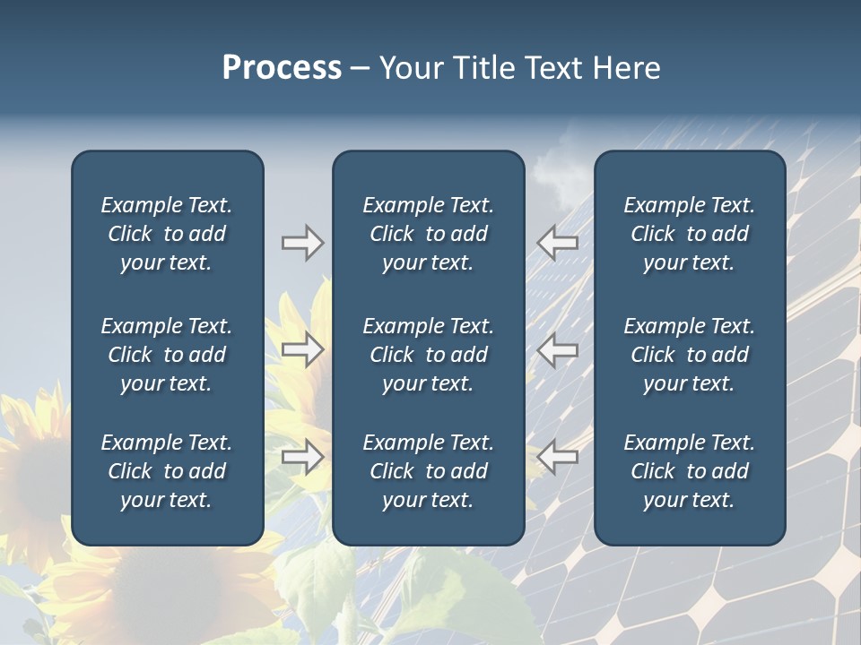 Solar Collector Echnology Electricity PowerPoint Template