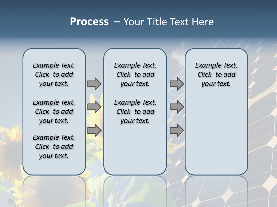 Solar Collector Echnology Electricity PowerPoint Template