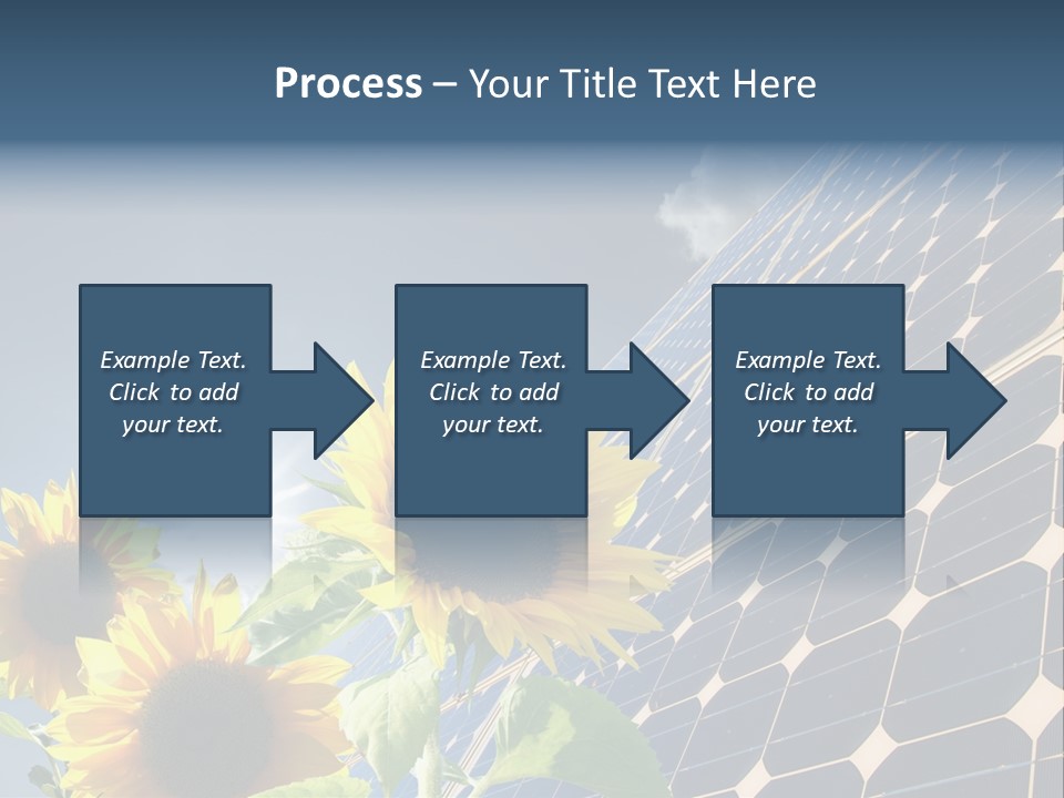 Solar Collector Echnology Electricity PowerPoint Template